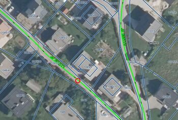 Delna zapora občinske ceste (Rodine 28 – 30)