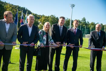 Otvoritev Nogometnega parka Brinje: Grosuplje je nogometno mesto