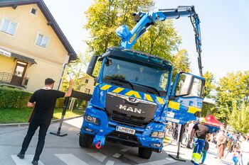 Prevzem in blagoslov novega vozila Civilne zaščite