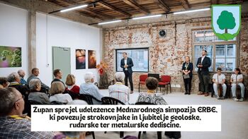 Župan dr. Tomaž Rožen je sprejel udeležence 17. Mednarodnega simpozija ERBE na Ravnah