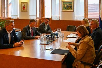 Župan z ministrom Novakom o projektih na področju voda