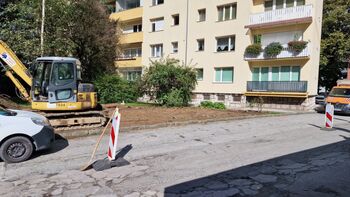 Začetek gradnje novih parkirišč na Plavžu