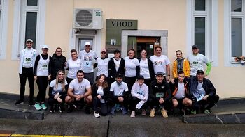 Ekipa novomeške občine sodelovala na 8. Novomeškem polmaratonu