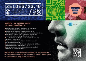 9. mednarodna konferenca o e-identifikaciji in e-storitvah zaupanja, ZEIDES 2025