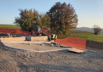 Ureditev prostora za raztros pepela