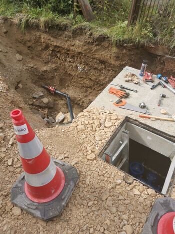 Posodobitev vodovoda v Planini pod Golico v zaključni fazi