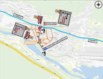 Zapora državne ceste na odseku Slovenski Javornik – Gorje