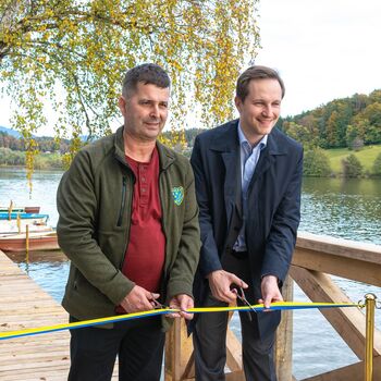 Odprli nov športni pristan Brezova na Šmartinskem jezeru Odprli nov športni pristan Brezova na Šmartinskem jezeru