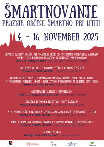Šmartnovanje – praznik Občine Šmartno pri Litiji – program 2025