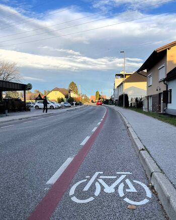 Nov kolesarski pas v Trnovljah