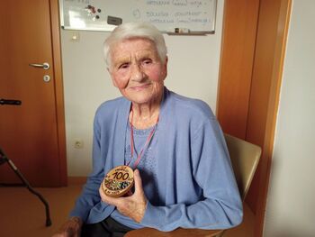 Veliko praznovanje Mihaele Višnar ob sto letnem jubileju