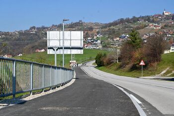 Trška gora dostopnejša po novi kolesarski povezavi