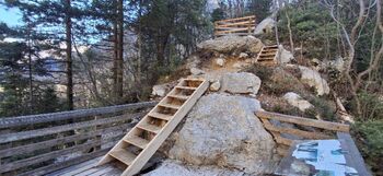 ZA LETOS ZAKLJUČENA DELA NA POTI NA RAZGLEDNO TOČKO SLAP BOKA