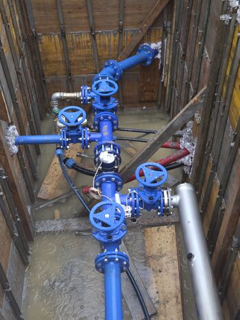 Zaključek del na vodovodnem sistemu v Planini pod Golico