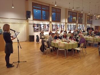 Prednovoletno srečanje starejših v KS Sava Prednovoletno srečanje starejših v KS Sava