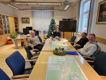 Predstavniki društev na obisku pri županu