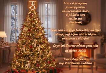Županovo božično—novoletno voščilo 2026