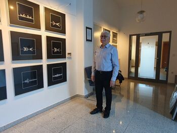 Kromatika Staneta Vidmarja v prostorih Občine Jesenice