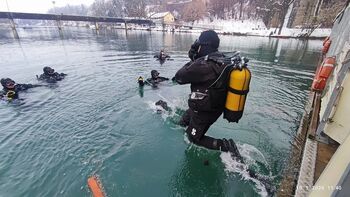Z zimskim potopom v Krko odprli novo potapljaško sezono