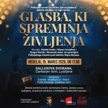 Glasba, ki spreminja življenja – dobrodelni koncert 