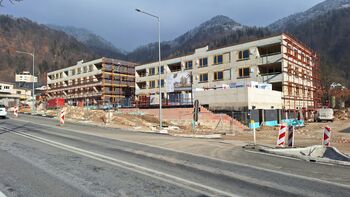 Nadaljevanje gradnje komunalne infrastrukture za stanovanjska bloka Partizan