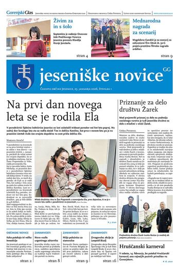 Jeseniške novice, januar 2026