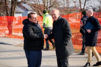 Položitev temeljnega kamna v Ločah