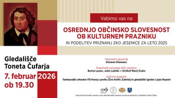 Osrednja prireditev ob slovenskem kulturnem prazniku
