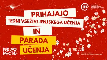 Sodelujte na Tednih vseživljenjskega učenja 2026