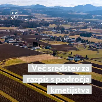 Letos več sredstev za javni razpis s področja kmetijstva 
