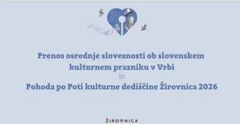 Posnetek proslave ob slovenskem kulturnem prazniku v Vrbi