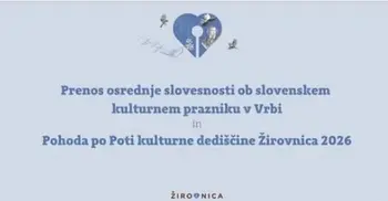 Posnetek proslave ob slovenskem kulturnem prazniku v Vrbi