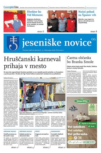 Jeseniške novice, februar 2026
