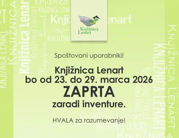 Pomembno obvestilo Knjižnice Lenart