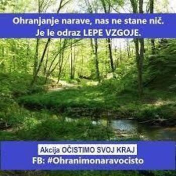 ČISTILNA AKCIJA 21. 3. 2026 - OČISTIMO NARAVO