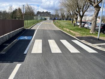 Urejen prehod za pešce pri OŠ Dragotina Ketteja