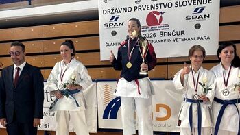 Dva naslova državnih prvakov za Karate klub Novo mesto