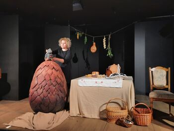 Velikonočni sejem na Grajskem dvorišču