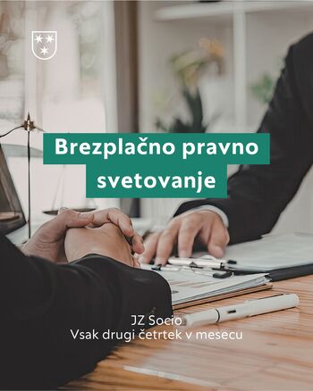 Brezplačno pravno svetovanje vsak prvi četrtek v mesecu Brezplačno pravno svetovanje vsak prvi četrtek v mesecu