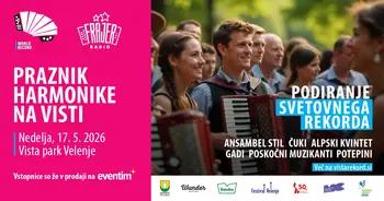 Slovenija lovi Guinnessov rekord v skupinskem igranju harmonike - prijave so odprte