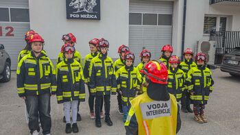 Gasilska intervencija na rednih gasilskih vajah