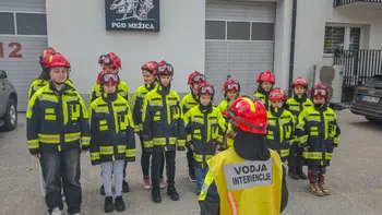 Gasilska intervencija na rednih gasilskih vajah