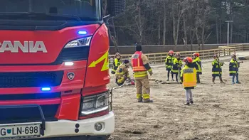 Gasilska intervencija na rednih gasilskih vajah