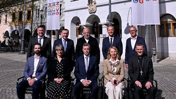 Sprejem pri županu ob obeležitvi praznika Mestne občine Novo mesto