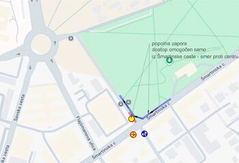 Zapora Pokopališke ulice