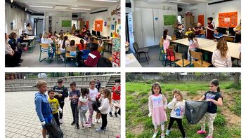 V Brezju uspešno izvedena čistilna akcija z delavnico o ločevanju odpadkov