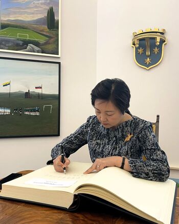 Prvi obisk kitajske veleposlanice v Celju