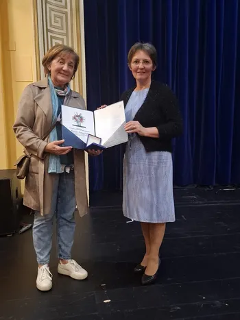 Predsednica Farno kulturnega društva Koroška Bela je prejela prestižno priznanje
