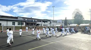 Karate klub Mirna Peč na prireditvi ob odprtju Športnega parka Mirna Peč