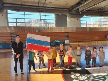 Otvoritev zimskih olimpijskih iger 2022 v Vrtcu Vransko